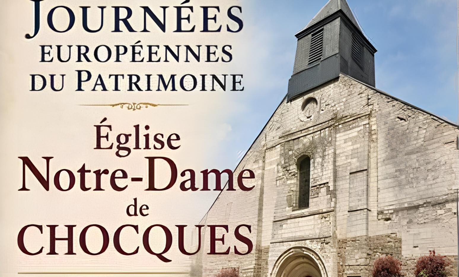 Journées du patrimoine à l'église Notre-Dame de Chocques